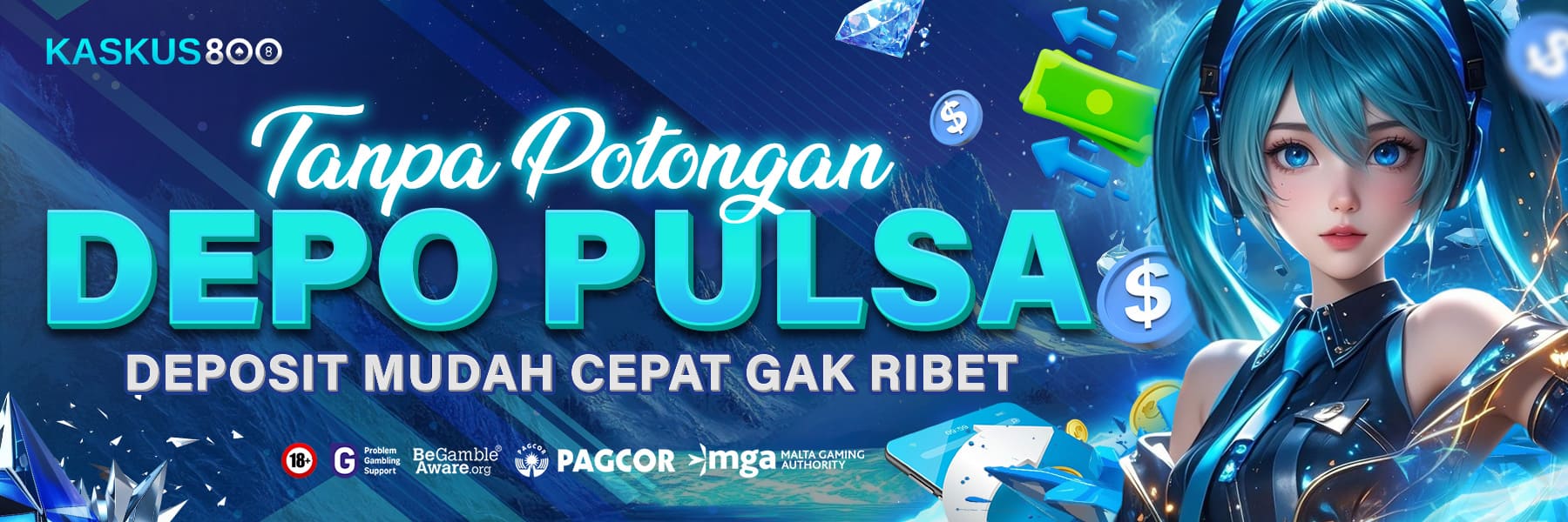 DEPOSIT PULSA TANPA POTONGAN
