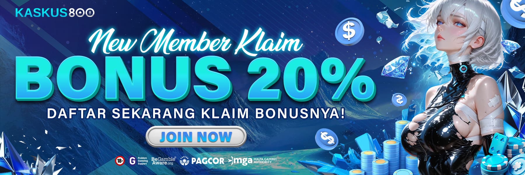 BONUS NEW MEMBER 20%