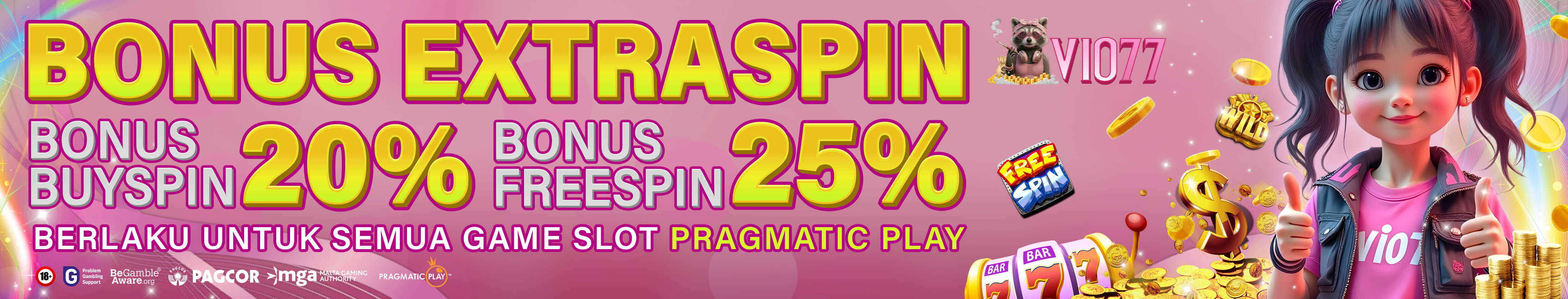 BONUS FREESPIN PRAGMATIC